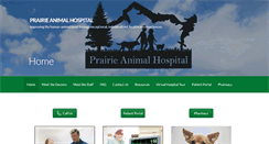 Desktop Screenshot of prairieanimalhospital.com