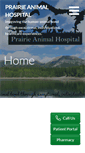Mobile Screenshot of prairieanimalhospital.com